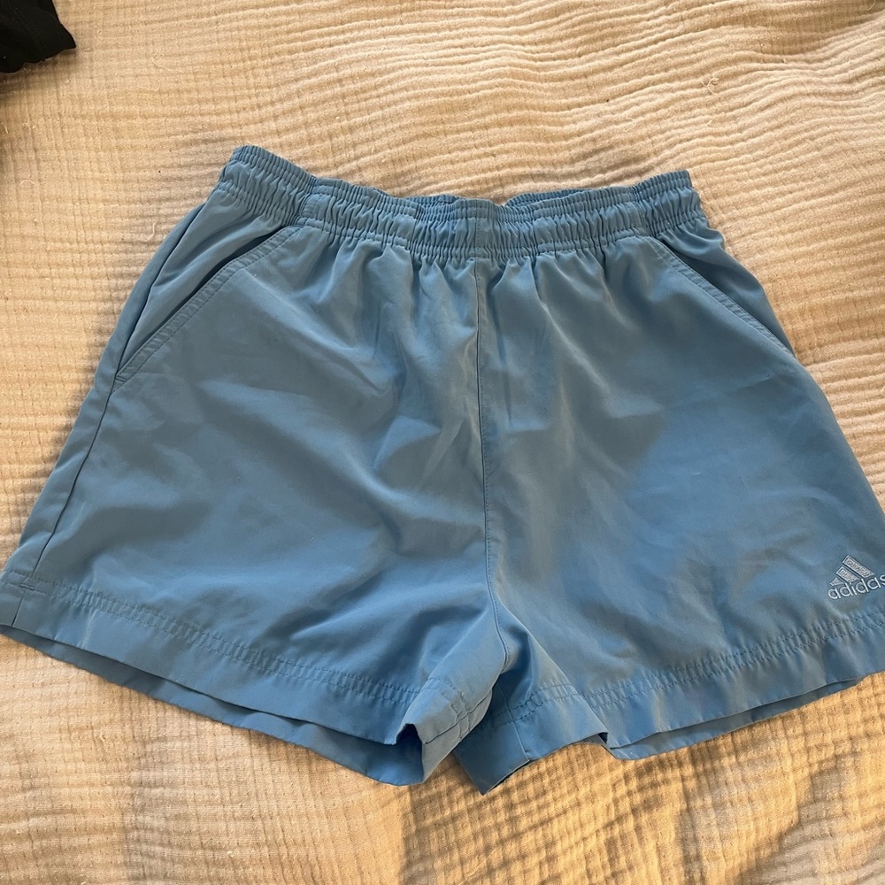 adidas Women's Athletic Shorts - Light Blue